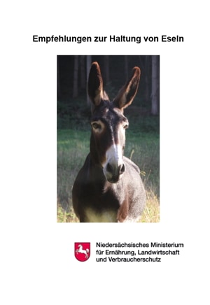 Titelseite: Empfehlungen zur Haltung von Eseln