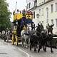 Foto: Postkutsche mit vier Mulis von und mit Achim Rensch am 20. August 2023 in Lychen