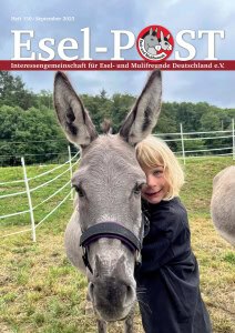 Foto: Titelseite der Esel-Post Nr. 150, September 2025