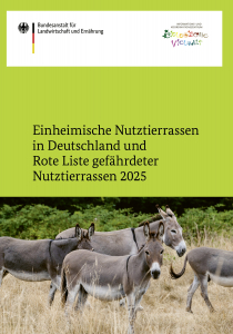 Buchtitel: Einheimische Nutztierrassen in Deutschland und Rote Liste gefährdeter Nutztierrassen 2025
