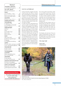 Foto: Esel-Post-Inhaltsverzeichnis, Heft 151 vom Dezember 2025