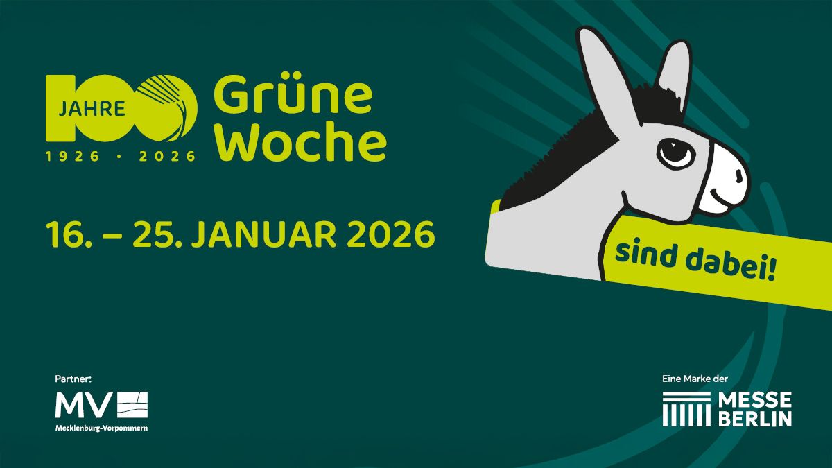 Grüne Woche: IGEM-Esel in Berlin