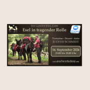 Ein ganzes Esel-Jahr | Esel in tragender Rolle