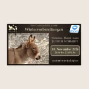 Webinar: Ein ganzes Esel-Jahr | Wintervorbereitungen