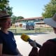 Foto: Kerstin Nußbaum und rbb-Antenne-Brandenburg-Reporterin, Paaren 2026, 495 x 400 Pixel